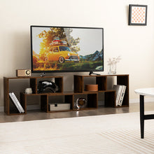 Load image into Gallery viewer, 3 Pieces Console TV Stand for TVs up to 65 Inch with Shelves-Brown
