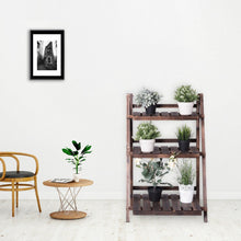 Load image into Gallery viewer, Reward-3 Tier Outdoor Wood Design Folding Display Flower Stand
