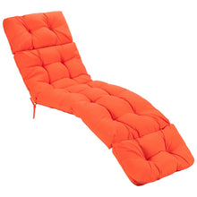 Load image into Gallery viewer, Giantex 73" Lounge Chaise Cushion Padded Recliner Cushion for Indoor and Outdoor-Orange
