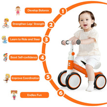 Load image into Gallery viewer, Baby Balance Bike with Adjustable seat and Handlebar for 6 - 24 Months-Orange
