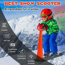 Load image into Gallery viewer, 1-Rider Snow Scooter with Grip Handle-Red
