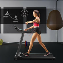 Load image into Gallery viewer, 2.25HP Electric Running Machine Treadmill with Speaker and APP Control-Blue
