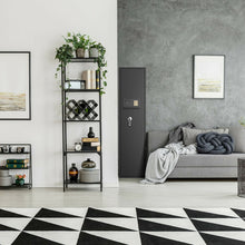 Load image into Gallery viewer, Large Rifle Safe Quick Access 5-Gun Storage Cabinet with Pistol Lock Box
