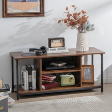 Load image into Gallery viewer, Mid-Century TV stand Media Console Table with Adjustable Shelf
