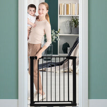 Load image into Gallery viewer, 30-32.5 Inch Wide Safety Gate with 30 Inch Scientific Height-Black
