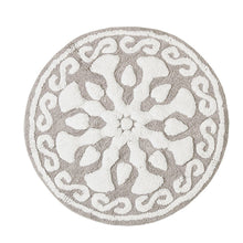 Load image into Gallery viewer, Madison Park Casablanca Medallion Cotton Tufted Rug -25"R MP72-4431 By Olliix

