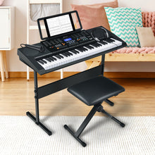 Load image into Gallery viewer, 61-Key Electronic Keyboard Piano Set with Full Size Lighted Keys
