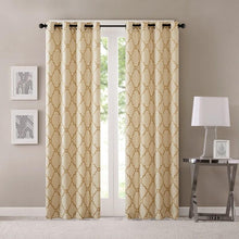 Load image into Gallery viewer, Madison Park Fretwork Print Window Curtain -84" Panel MP40-3598 By Olliix
