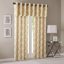 Load image into Gallery viewer, Madison Park Fretwork Print Window Curtain -84" Panel MP40-3598 By Olliix
