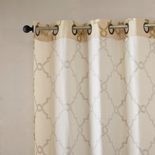 Load image into Gallery viewer, Madison Park Fretwork Print Window Curtain -84" Panel MP40-3598 By Olliix
