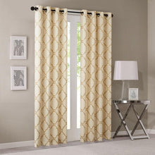 Load image into Gallery viewer, Madison Park Fretwork Print Window Curtain -108" Panel MP40-3600 By Olliix
