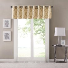 Load image into Gallery viewer, Madison Park Saratoga Fretwork Print Valance -50X18" MP41-3601 By Olliix

