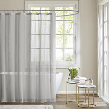 Load image into Gallery viewer, Madison Park Anna Sheer Shower Curtain -72X72" MP70-3467 By Olliix
