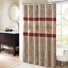 Load image into Gallery viewer, Madison Park Donovan Embroidered Shower Curtain -72X72" MP70-4047 By Olliix
