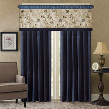 Load image into Gallery viewer, Madison Park Serene Embroidered Window Valance -50X18" MP41-4210 By Olliix
