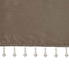 Load image into Gallery viewer, 100% Polyester Twisted Tab Valance With Beads -50X26" MP41-4452 By Olliix
