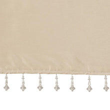 Load image into Gallery viewer, 100% Polyester Twisted Tab Valance With Beads -50X26" MP41-4454 By Olliix
