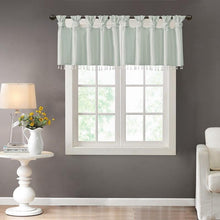 Load image into Gallery viewer, 100% Polyester Twisted Tab Valance With Beads -50X26" MP41-4455 By Olliix
