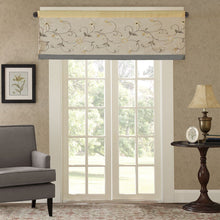 Load image into Gallery viewer, Madison Park Serene Embroidered Window Valance - 50X18" MP41-5479 By Olliix
