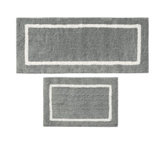 Load image into Gallery viewer, Madison Park Bittman Reversible High Pile Tufted Microfiber Bath Rug - 21X34" MP72-5665
