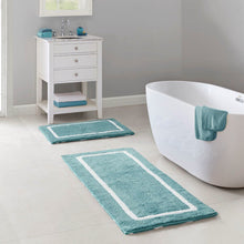 Load image into Gallery viewer, Madison Park Bittman Reversible High Pile Tufted Microfiber Bath Rug - 21X34" MP72-5667
