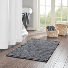 Load image into Gallery viewer, Madison Park Lasso 100% Cotton Chenille Chain Stitch Rug - 24X40" MP72-5831
