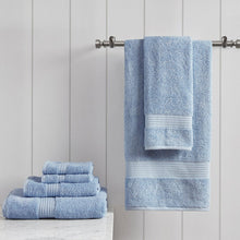 Load image into Gallery viewer, Madison Park Organic 6 Piece Organic Cotton Towel Set MP73-6181 By Olliix
