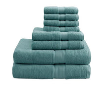 Load image into Gallery viewer, Madison Park Signature 800Gsm 100% Cotton 8 Piece Towel Set MPS73-194 By Olliix
