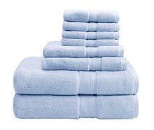 Load image into Gallery viewer, Madison Park Signature 800Gsm 100% Cotton 8 Piece Towel Set MPS73-198 By Olliix

