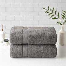 Load image into Gallery viewer, Madison Park Signature 800Gsm 100% Cotton Bath Sheet 2 Piece Set - 34X68" MPS73-430
