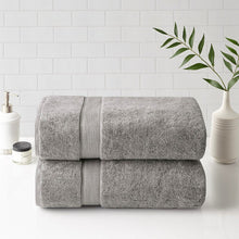 Load image into Gallery viewer, Madison Park Signature 800Gsm 100% Cotton Bath Sheet 2 Piece Set - 34X68" MPS73-431
