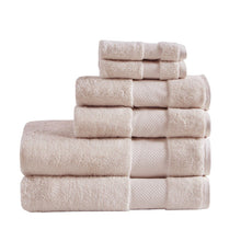 Load image into Gallery viewer, Madison Park Signature Turkish Cotton 6 Piece Bath Towel Set - 30X58" MPS73-450
