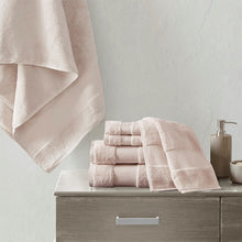 Load image into Gallery viewer, Madison Park Signature Turkish Cotton 6 Piece Bath Towel Set - 30X58" MPS73-450
