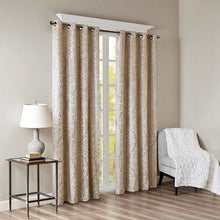 Load image into Gallery viewer, Mirage Knitted Jacquard Blackout Window Panel (50x84) - Champagne SS40-0013 By Olliix
