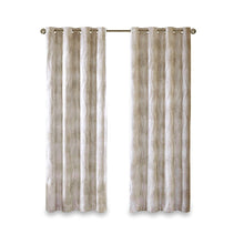 Load image into Gallery viewer, Sunsmart Victorio Printed Jacquard Grommet Top Total Blackout Curtain - 50X95" SS40-0091
