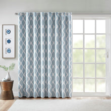 Load image into Gallery viewer, Sunsmart Blakesly Printed Ikat Blackout Patio Curtain - 100X84" SS40-0112
