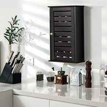 Load image into Gallery viewer, Wall Mount Medicine Cabinet Multifunction Storage Organizer-Coffee
