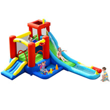 Load image into Gallery viewer, 9-in-1 Inflatable Kids Water Slide Bounce House without Blower

