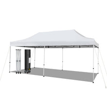 Load image into Gallery viewer, 10 x 20 Feet Outdoor Pop-Up Patio Folding Canopy Tent-White
