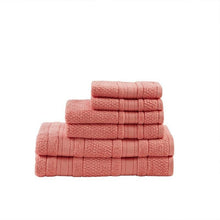 Load image into Gallery viewer, Madison Park Essentials Super Soft 6 Piece Cotton Towel Set Mpe73-664
