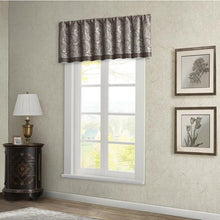 Load image into Gallery viewer, Madison Park Aubrey Jacquard Window Valance -50X18" MP41-1456 By Olliix
