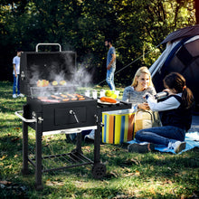 Load image into Gallery viewer, Outdoor Portable Charcoal Grill with Side Table
