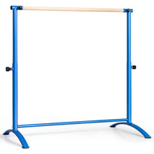 Load image into Gallery viewer, 51 Inch Ballet Barre Bar with 4-Position Adjustable Height-Blue

