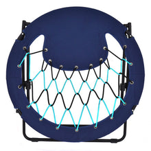 Load image into Gallery viewer, Outdoor Camping Folding Round Bungee Chair-Blue
