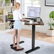 Load image into Gallery viewer, Anti Fatigue Wobble Balance Board Mat with Massage Points for Standing Desk-Black
