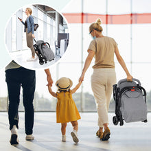 Load image into Gallery viewer, Lightweight Baby Stroller with One-Hand Quick Folding-Gray
