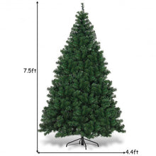 Load image into Gallery viewer, 7.5 ft Pre-Lit Artificial Christmas Tree with 550 Multicolor Lights
