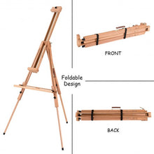 Load image into Gallery viewer, Foldable Wood Tripod Sketching Easel
