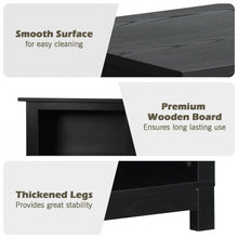 Load image into Gallery viewer, 2-Tier 58" TV Stand Entertainment Media Console Center-Black
