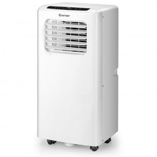 Load image into Gallery viewer, 10000 BTU Portable Air Conditioner with Dehumidifier and Fan Modes-White
